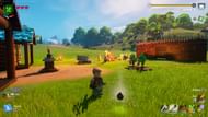 Keep your eyes peeled for brown lumps on the ground (Image via Epic Games/LEGO Fortnite)